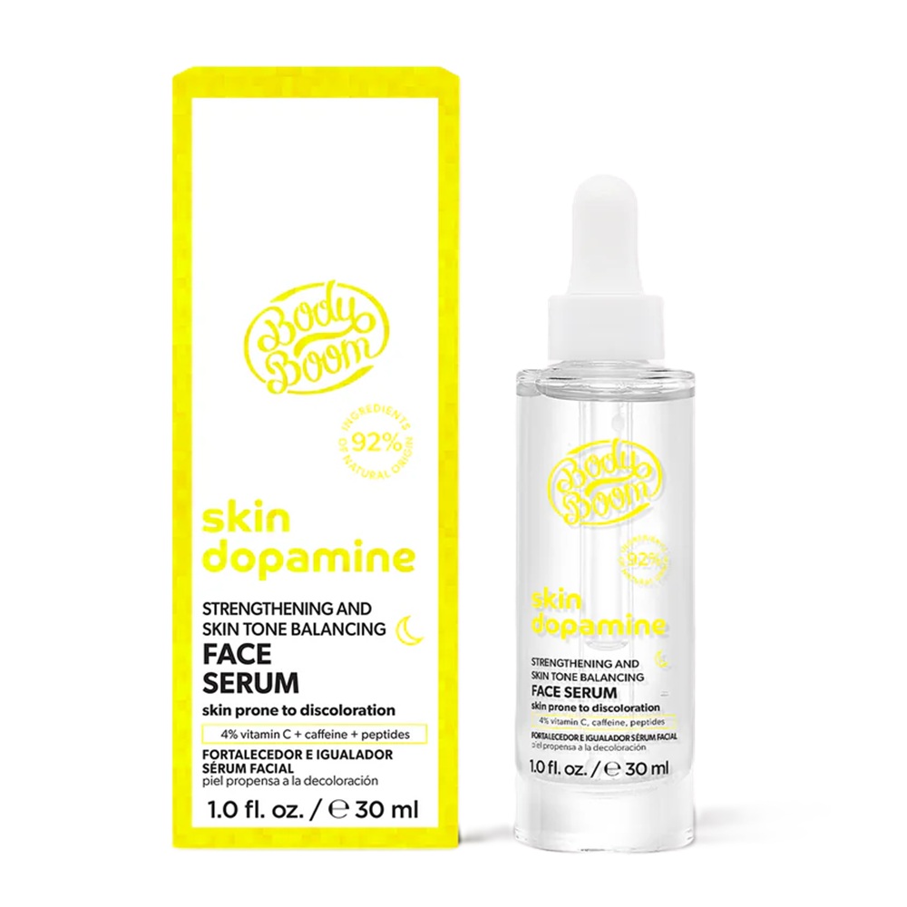 Ser facial pentru uniformizarea nunatei pielii Skin Dopamine, 30 ml, Body Boom