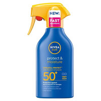 Spray hidratant cu protectie solara SPF50+ Protect & Moisture, 270 ml, Nivea Sun