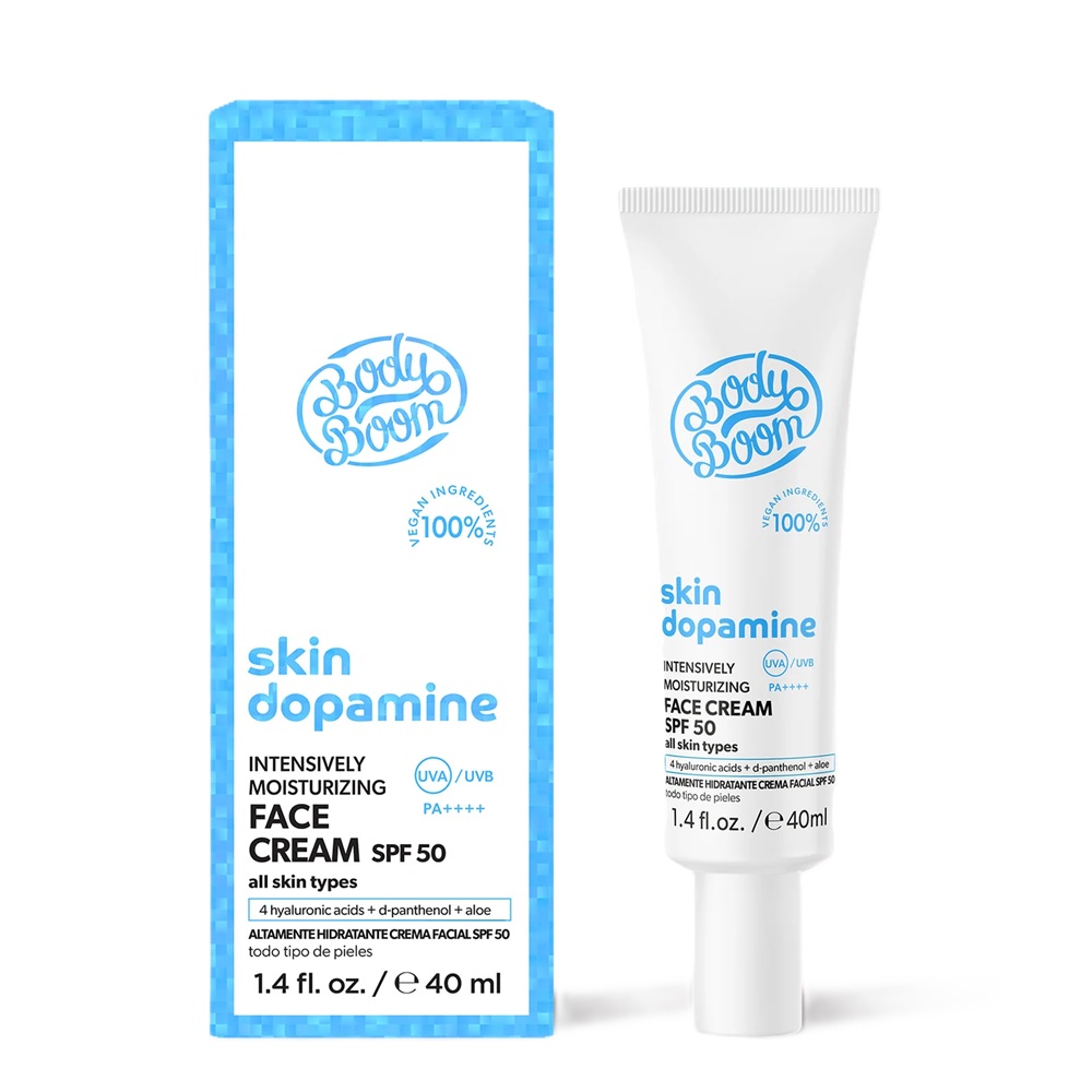 Crema hidratanta cu SPF 50 Skin Dopamine, 40 ml, Body Boom