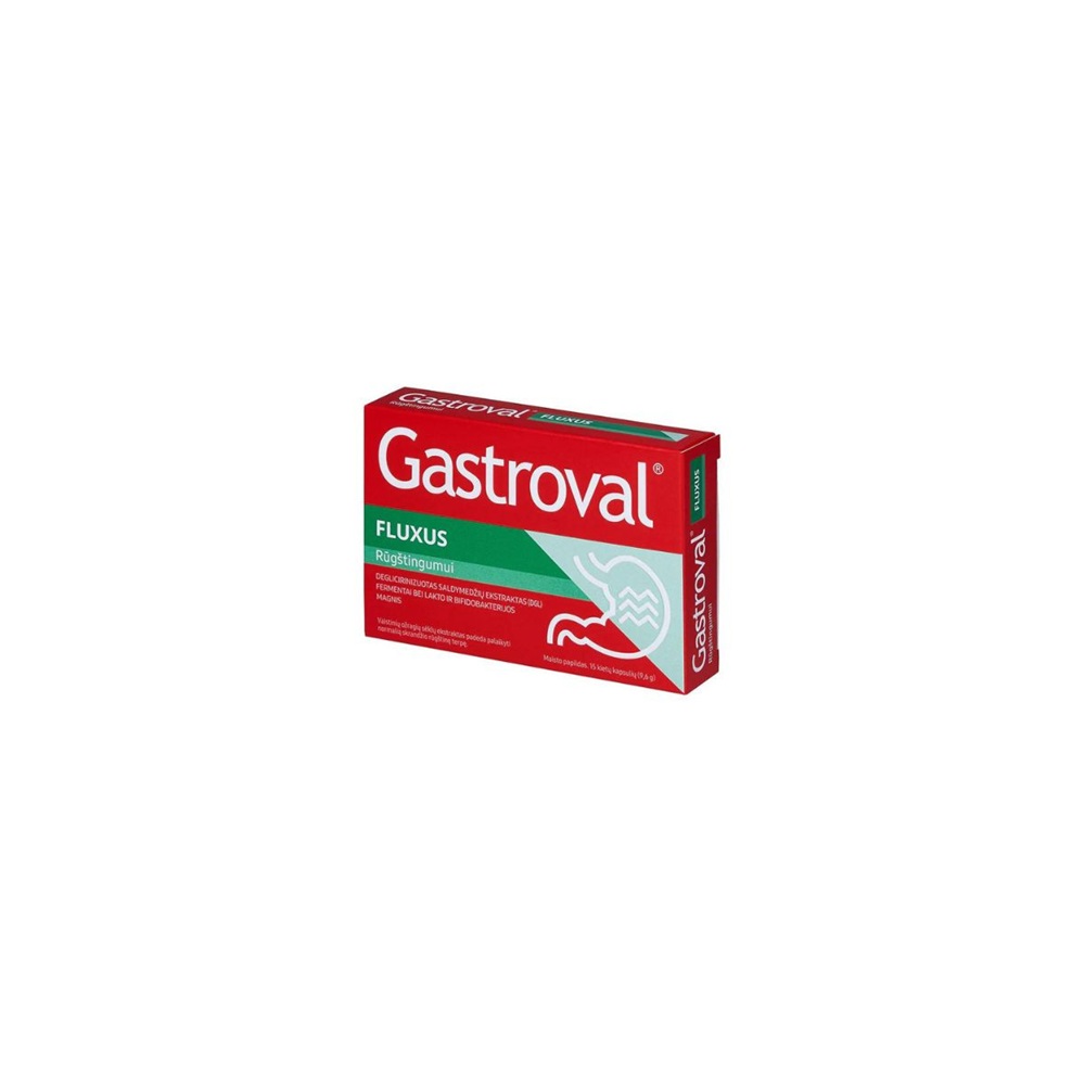 Gastroval Fluxus, 15 capsule, Holistic One