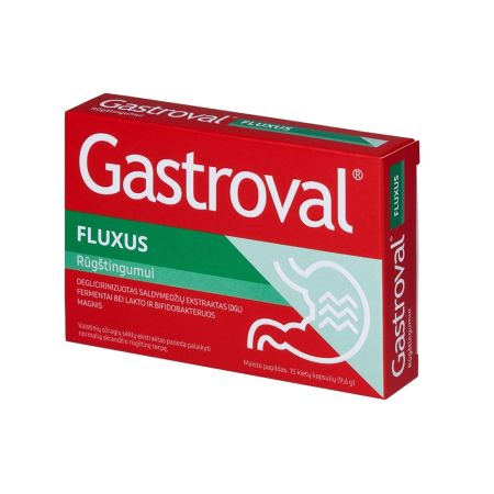 Gastroval Fluxus, 15 capsule, Holistic One