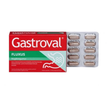 Gastroval Fluxus, 15 capsule, Holistic One 714909