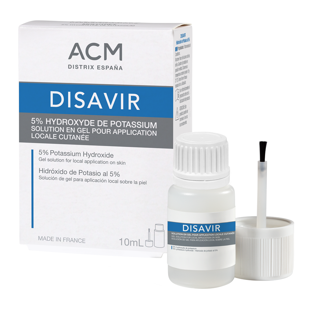 Gel pentru indapartarea negilor Disavir, 10 ml, Acm