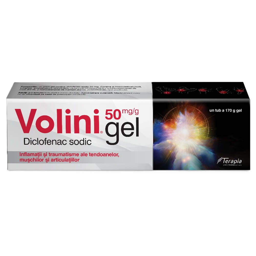 Volini gel, 50 mg Diclofenac sodic, 170 g, Terapia Sa