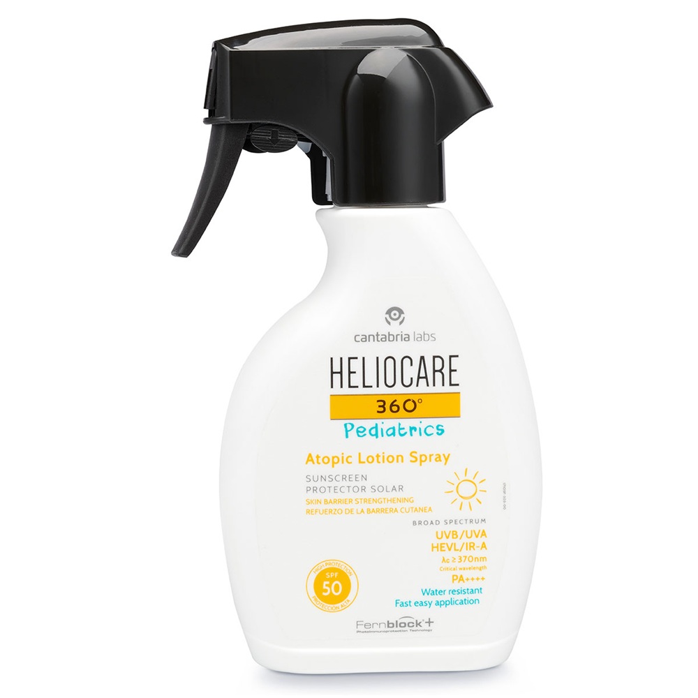 Lotiune spray de protectie solara cu SPF 50 pentru copii Heliocare 360 Pediatrics, 250 ml, Cantabria Labs