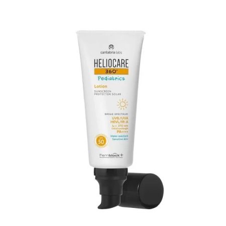 Lotiune de protectie solara cu SPF 50 pentru copii Heliocare 360 Pediatrics, 200 ml, Cantabria Labs 653292