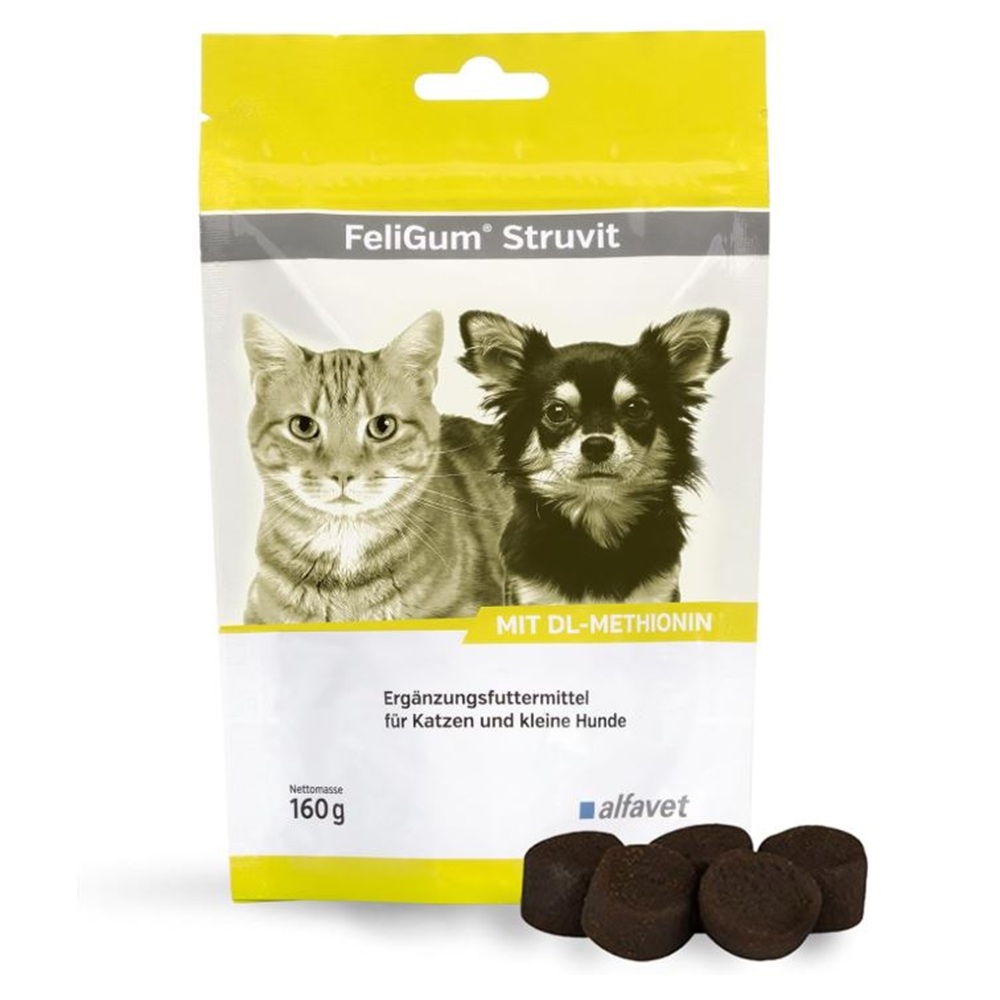 Feligum Struvit, 80 tablete masticabile, Alfavet
