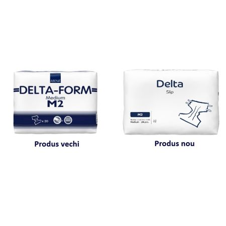 Scutece pentru adulti Delta Slip M2, 24 bucati, Abena 653319