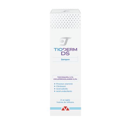 Sampon intensiv pentru dermatita seboreica Tioderm DS, 150 ml, Braderm 653342