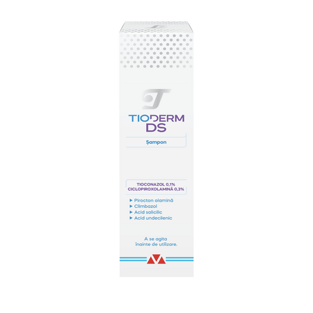 Sampon intensiv pentru dermatita seboreica Tioderm DS, 150 ml, Braderm 653342