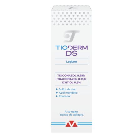 Lotiune intensiva pentru dermatita seboreica Tioderm DS, 50 ml, Braderm 653347
