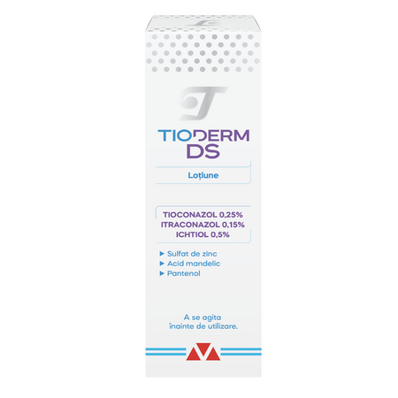 Lotiune intensiva pentru dermatita seboreica Tioderm DS, 50 ml, Braderm 653347