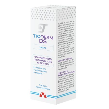 Lotiune intensiva pentru dermatita seboreica Tioderm DS, 50 ml, Braderm 653346
