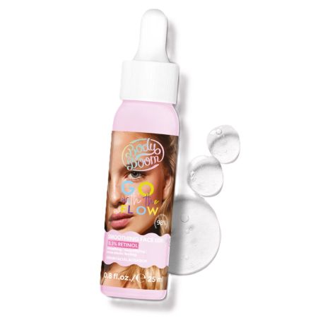 Ser pentru fata de noapte cu retinol Go With The Flow, 25 ml, Body Boom 653355