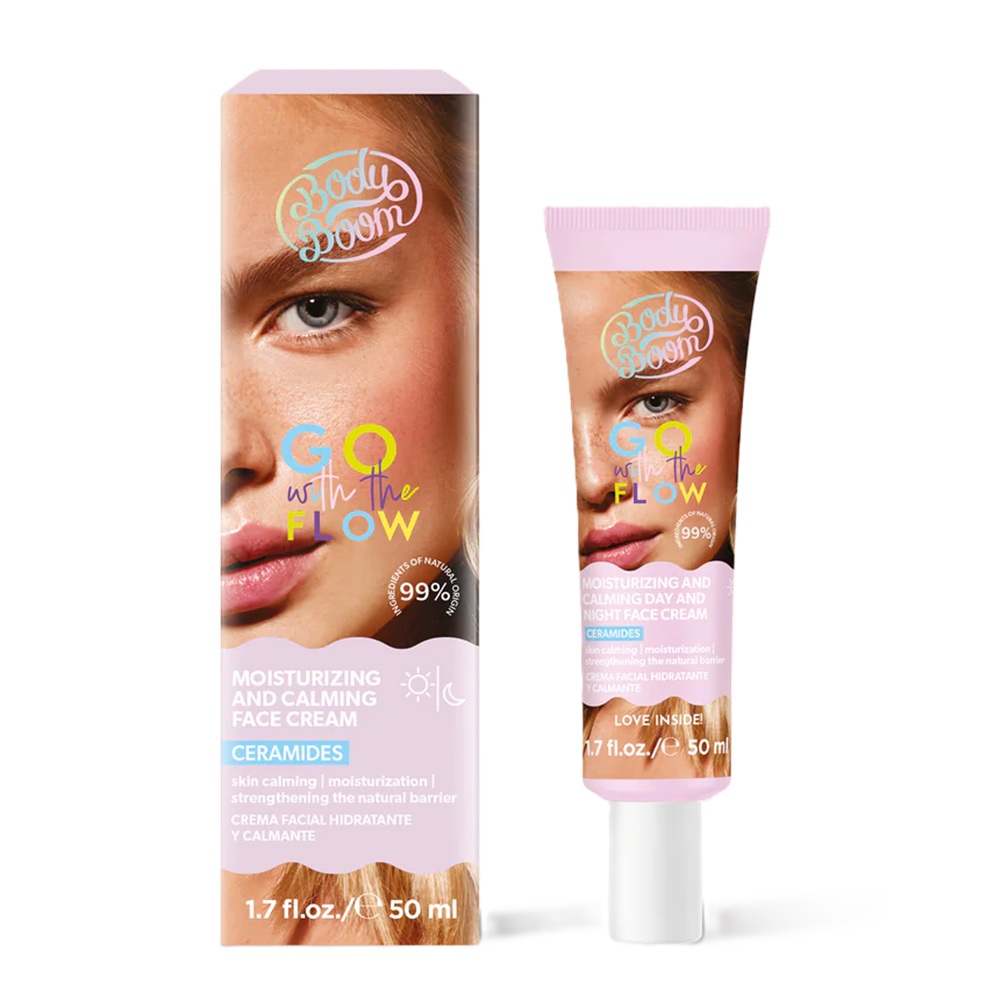 Crema pentru fata hidratanta si calmanta Go With The Flow, 50 ml, Abena