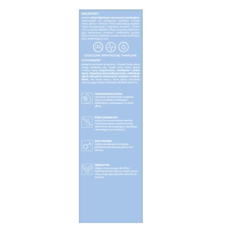 Scrub enzimatic cu ozon pentru scalp si par Hairboom O3zon, 100 ml, Body Boom 653448