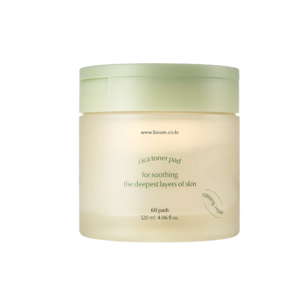 Dischete faciale Calming Repair Cica Spot, 60 bucati, Luvum