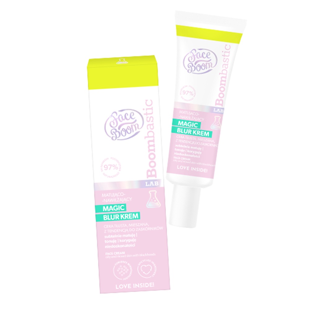 Crema pentru fata hidratanta si matifianta Faceboom Boombastic, 50 ml, Body Boom