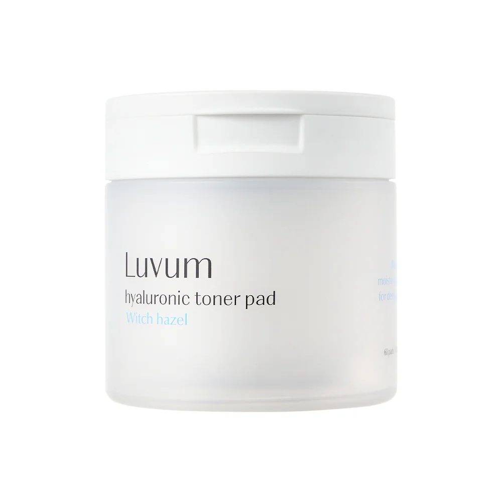 Dischete faciale hidratante Hazel Hyaluronic, 60 bucati, Luvum
