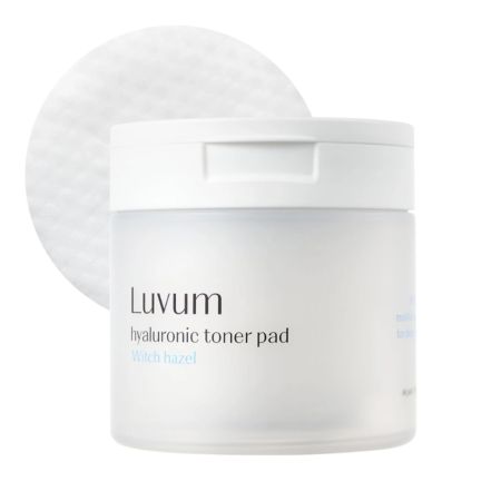 Dischete faciale hidratante Hazel Hyaluronic, 60 bucati, Luvum 653728