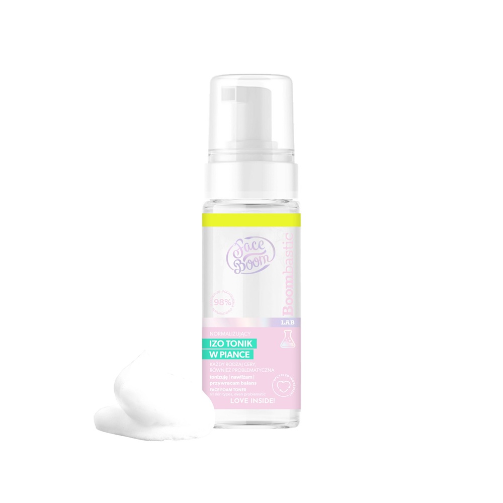 Spuma pentru fata cu vitamina C Faceboom Boombastic, 150 ml, Body Boom