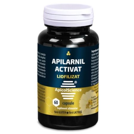 Apilarnil activat liofilizat, 60 capsule, Apicolscience