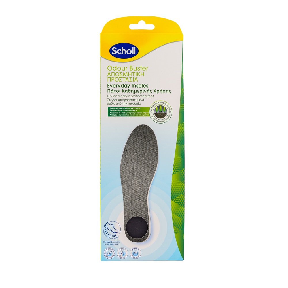 Branturi pentru neutralizarea mirosurilor neplacute Odour Buster, 1 pereche, Scholl