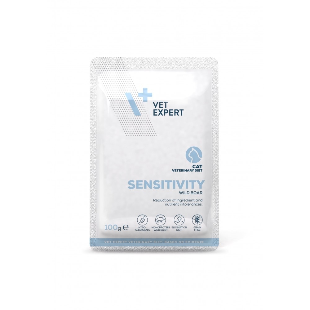 Hrana umeda pentru pisici Sensitivity Cat, 100 g, VetExpert
