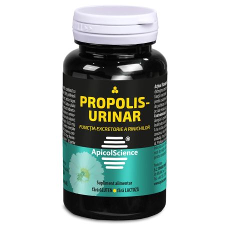 Propolis Urinar, 60 capsule, Apicolscience