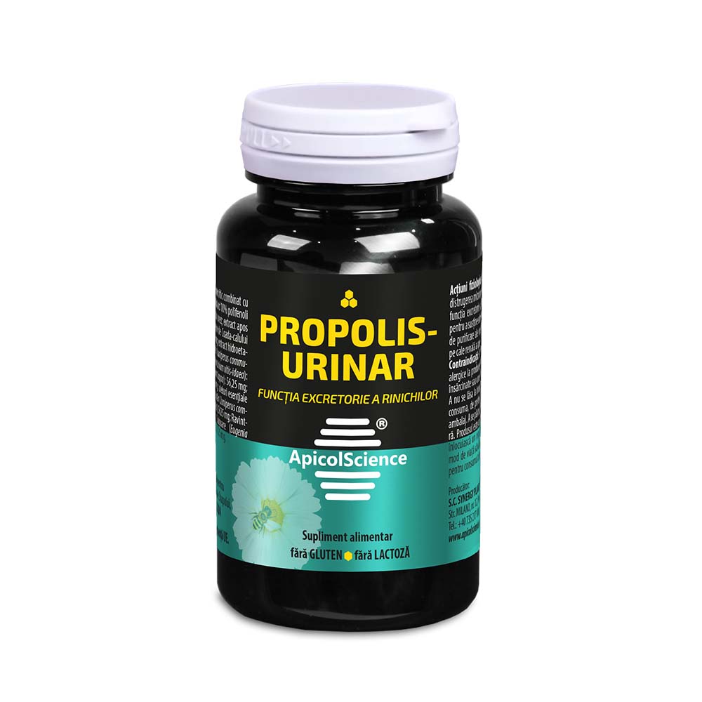 Propolis Urinar, 60 capsule, Apicolscience