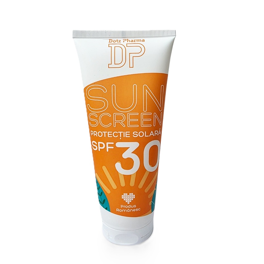 Crema de fata si corp cu protectie solara SPF 30, 200 ml, Dotz Pharma