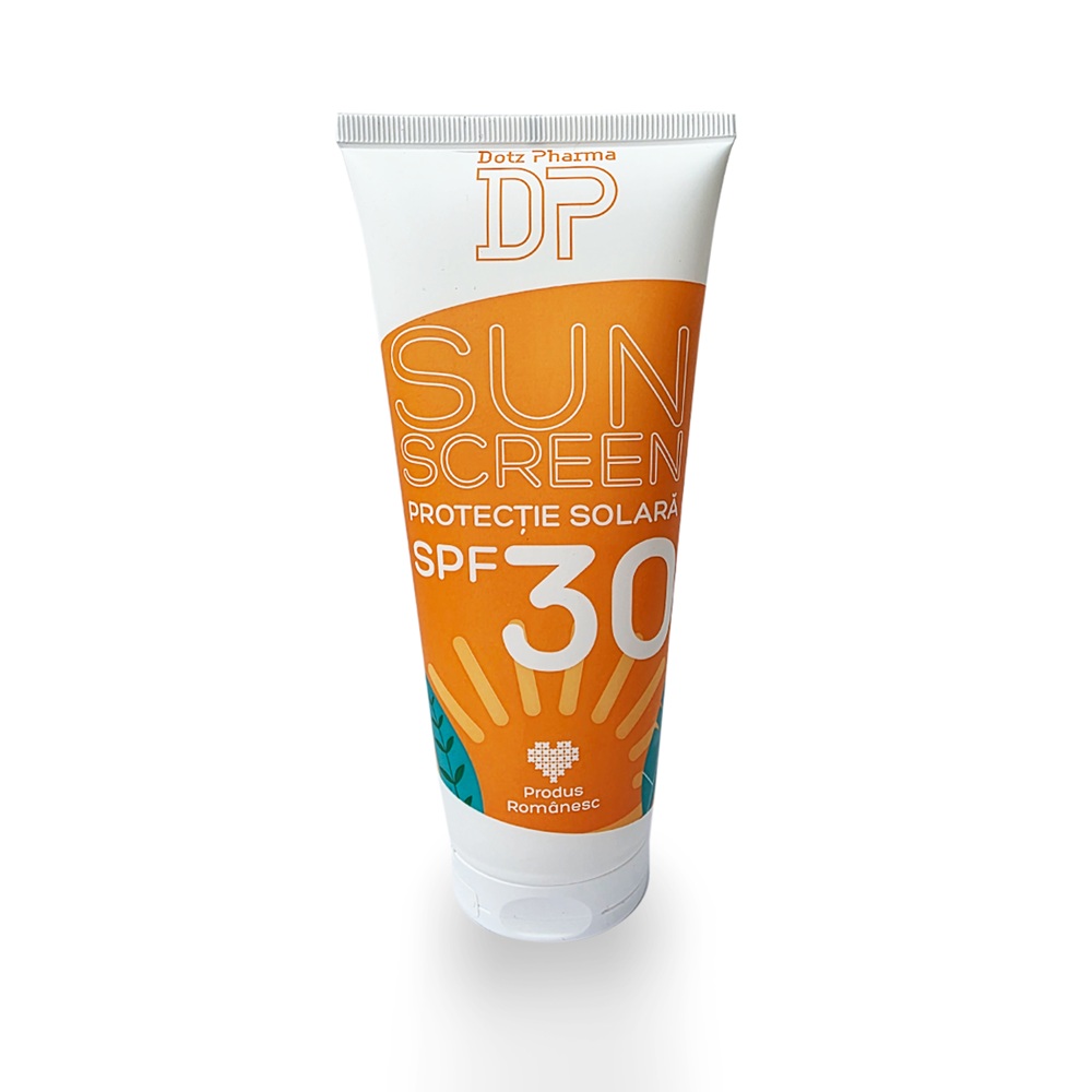 Crema de fata si corp cu protectie solara SPF 30, 200 ml, Dotz Pharma