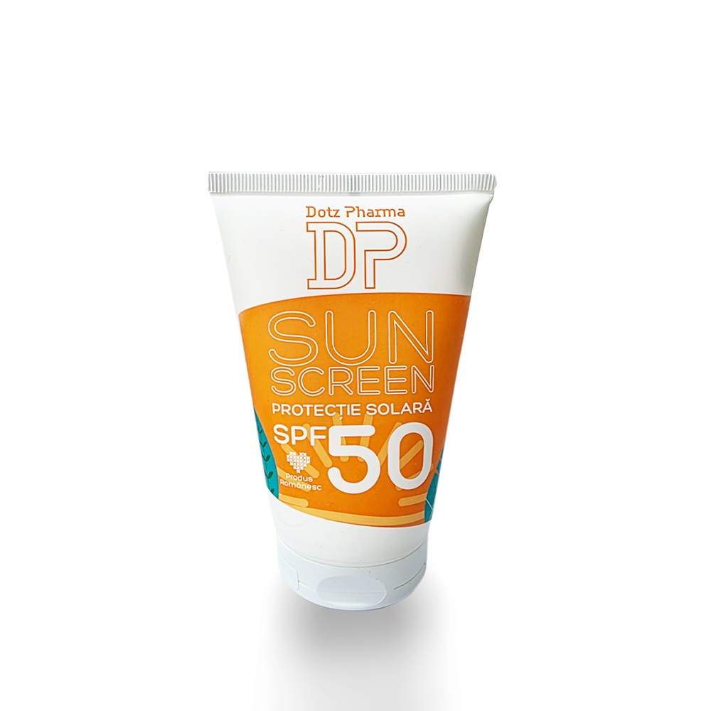 Crema de fata si corp cu protectie solara SPF 50, 100 ml, Dotz Pharma