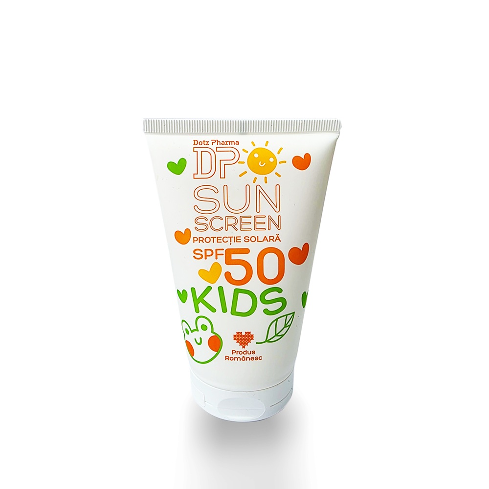 Crema pentru copii cu protectie solara SPF 50, 100 ml, Dotz Pharma