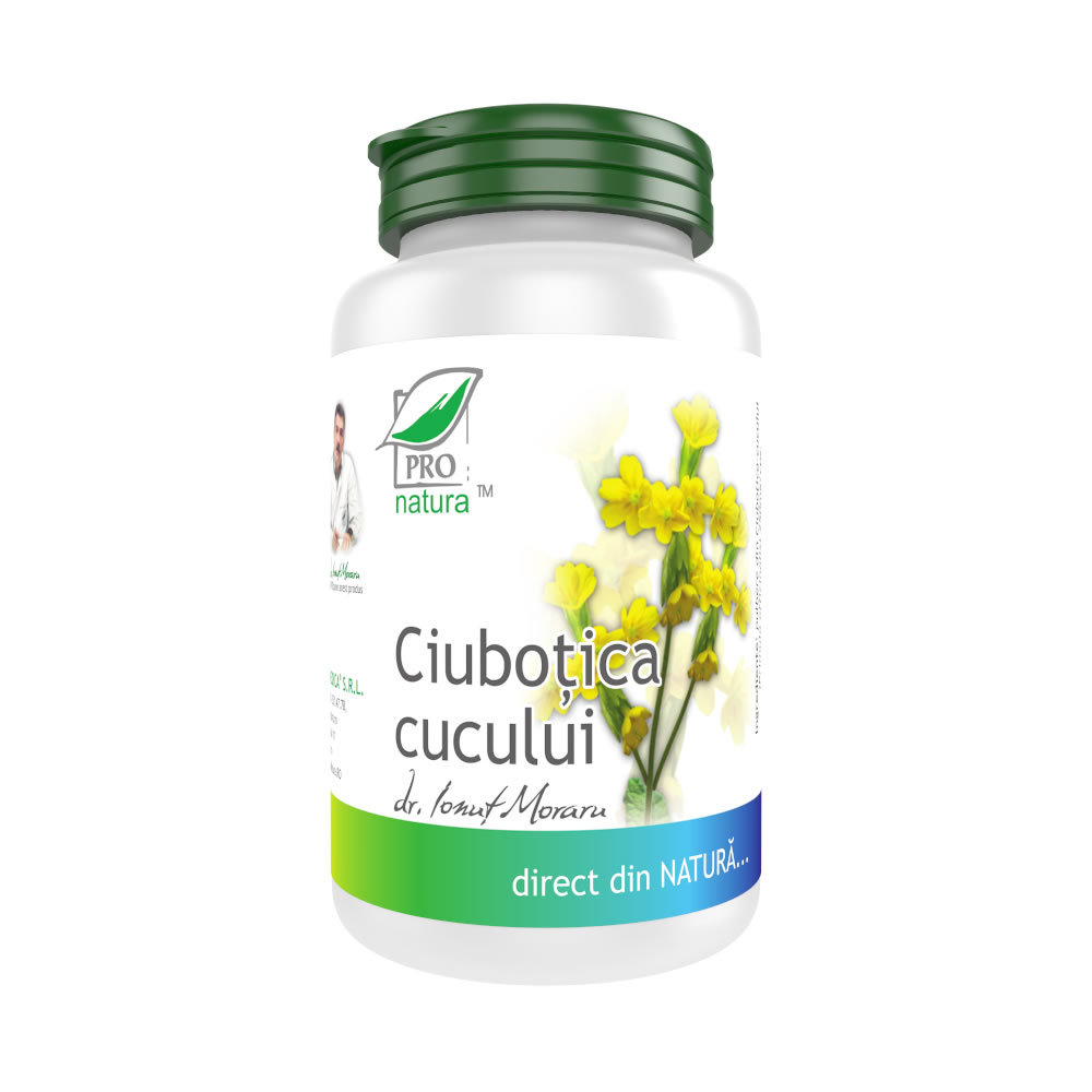 Ciubotica cucului, 60 capsule, Pro Natura