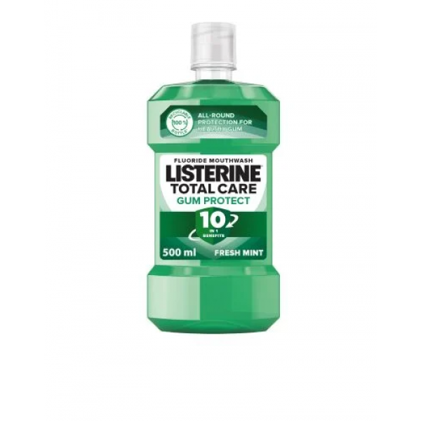 Apa de gura Fresh Mint Total Care Gum Protect, 500 ml, Listerine