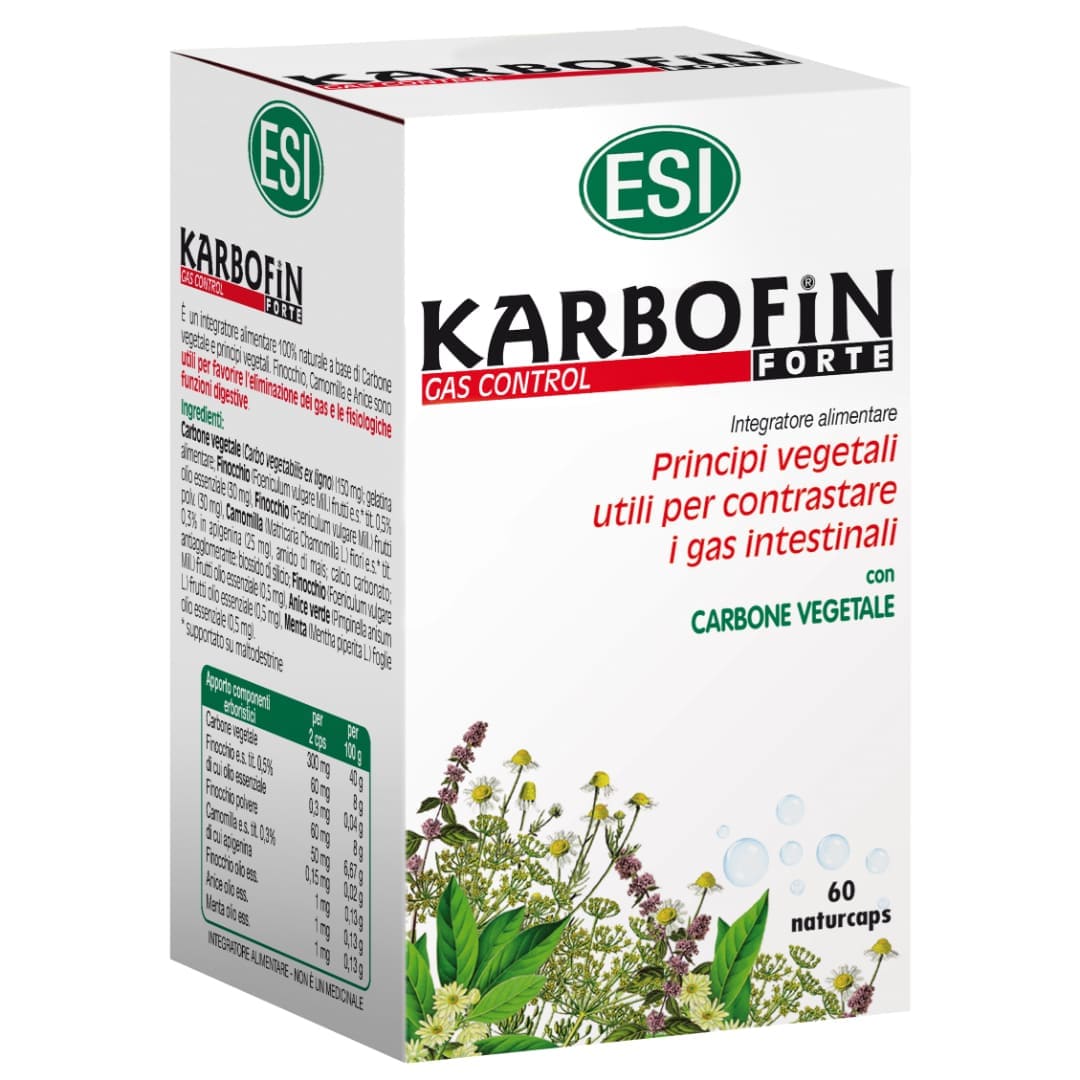 Karbofin Forte, 60 capsule vegetale, Esi Spa