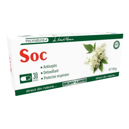Soc, 30 capsule, Pro Natura