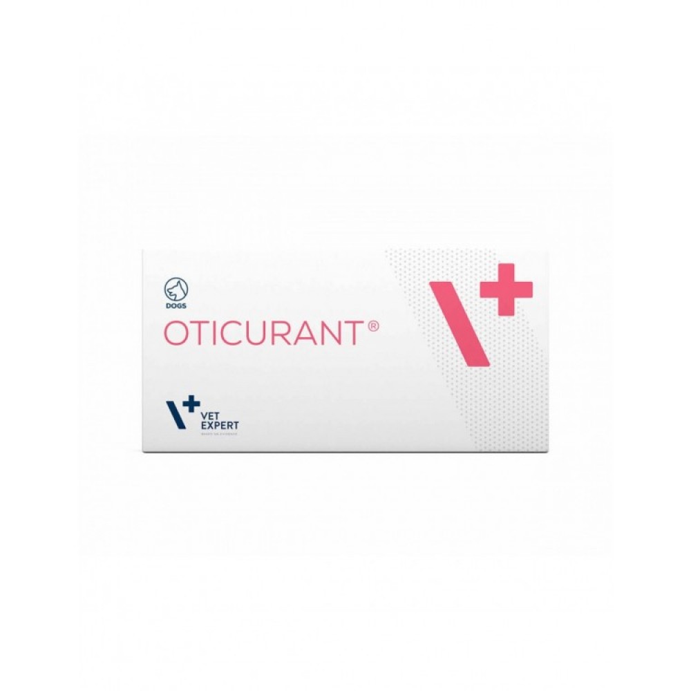 Pulbere pentru igiena auriculara a cainilor Oticurant, 24 plicuri, VetExpert