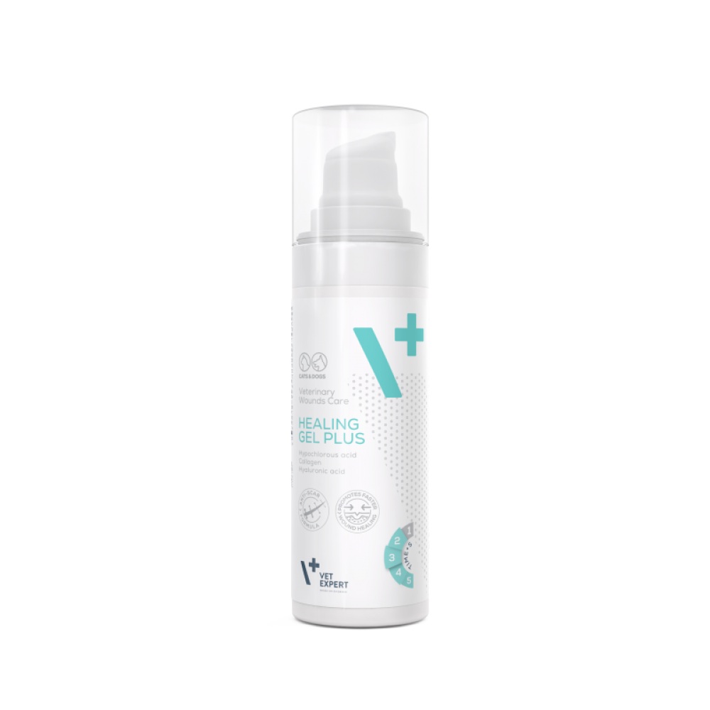 Gel cicatrizant pentru caini si pisici Healing Gel Plus, 30 ml, VetExpert