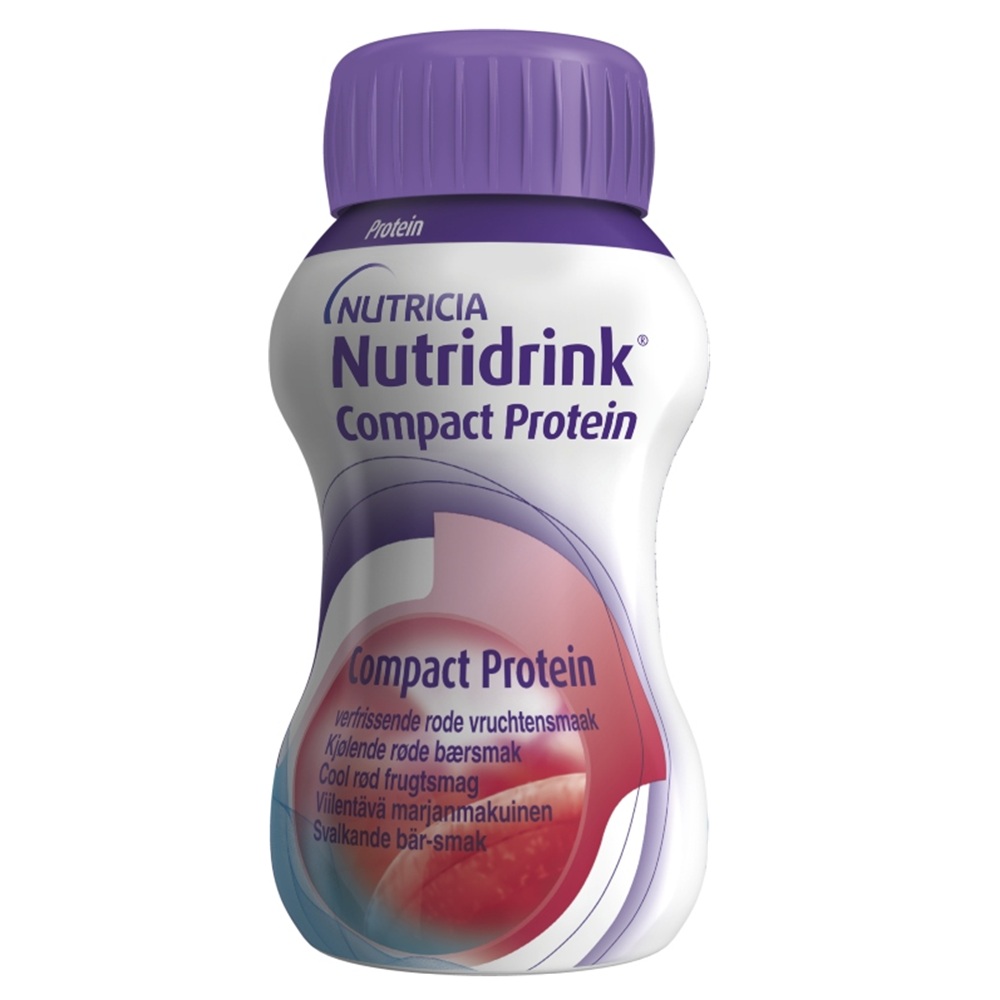 Nutridrink compact protein cu aroma de fructe rosii, 4 x 125 ml, Nutricia