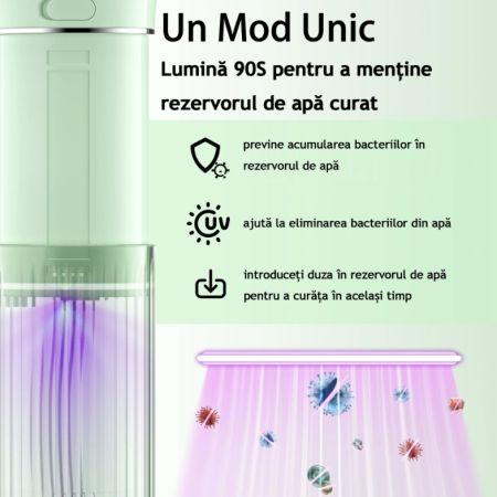 Irigator bucal cu lampa UV Verde F200, 1 bucata, JTF 654356