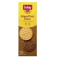 Biscuiti digestivi Choc, 150 g, Schar