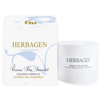 Crema ten sensibil cu colagen marin si extract de galbenele, 100 ml, Herbagen