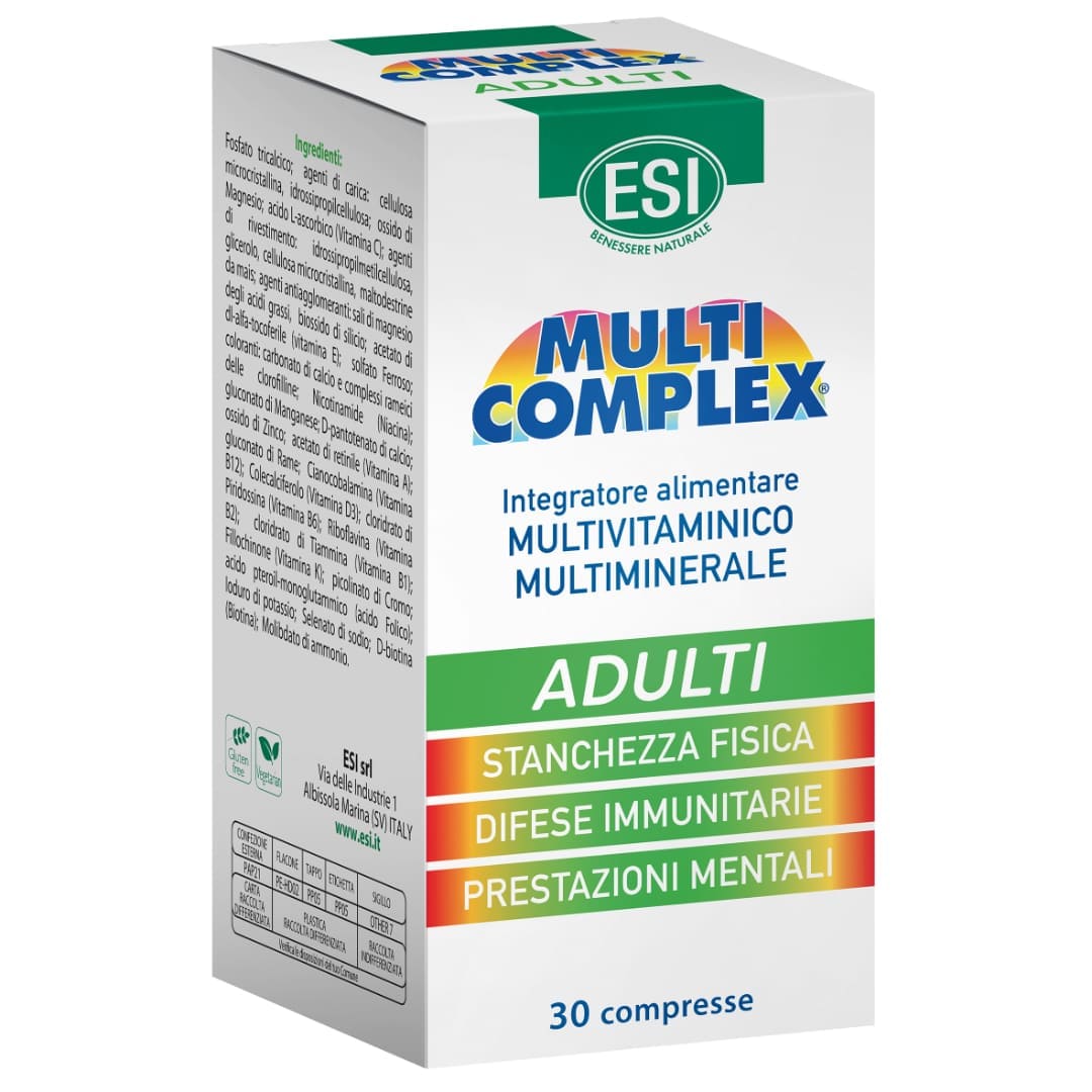 Multicomplex Adulti N Multivitamine si Multiminerale, 30 comprimate, Esi Spa