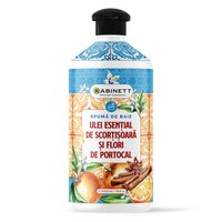 Spuma de baie cu ulei esential de scortisoara si flori de portocal, 1000 ml, Kabinett Natural Cosmetics