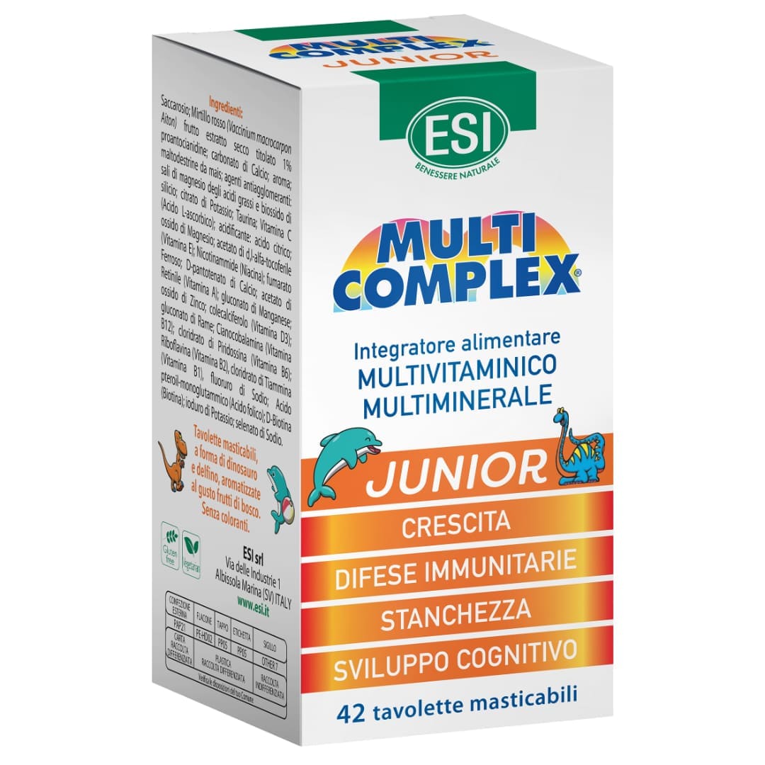 Multicomplex Junior N Multivitamine si Multiminerale, 42 comprimate masticabile, Esi Spa