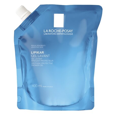 Rezerva Gel de dus calmant si protector pentru piele sensibila Lipikar, 400 ml, La Roche-Posay
