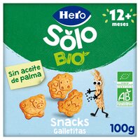 Biscuiti bio in forma de animale, 100 g, Hero Baby