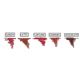 Set 5 creioane pentru buze Summer Lip Liner, 7.5 g, Choco Mua 654888